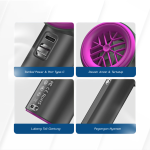 Kipas Angin Mini Portable Hacnov  GS1 High-speed Portable Handheld Fan 4000MAH