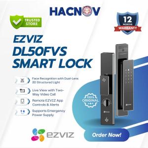 EZVIZ DL50FVS Smart Door Lock Kunci Pintu Digital Canggih Dan Aman