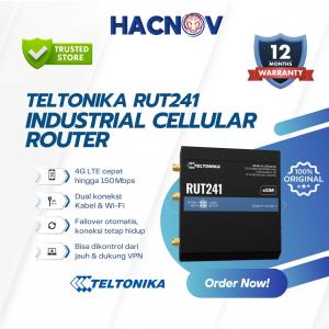 Teltonika RUT241 4G / LTE WiFi Industrial Cellular Router