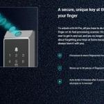 EZVIZ DL05 Smart Home Security Fingerprint Door Handle Lock