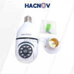 Bulb CCTV / CCTV Bohlam Wi-Fi Hacnov FHD 1080p LED INDOOR Kontrol Lewat HP
